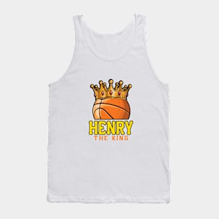 Henry The King Basketball Custom Player Your Name Tank Top